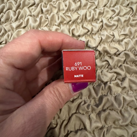 MAC Cosmetics Ruby Woo Matte Lipstick - Bold Red - Picture 2 of 2